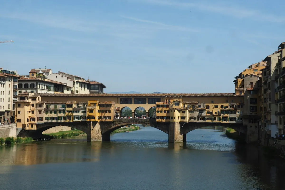 Ponte Vecchio bridge over the Arno river in Florence