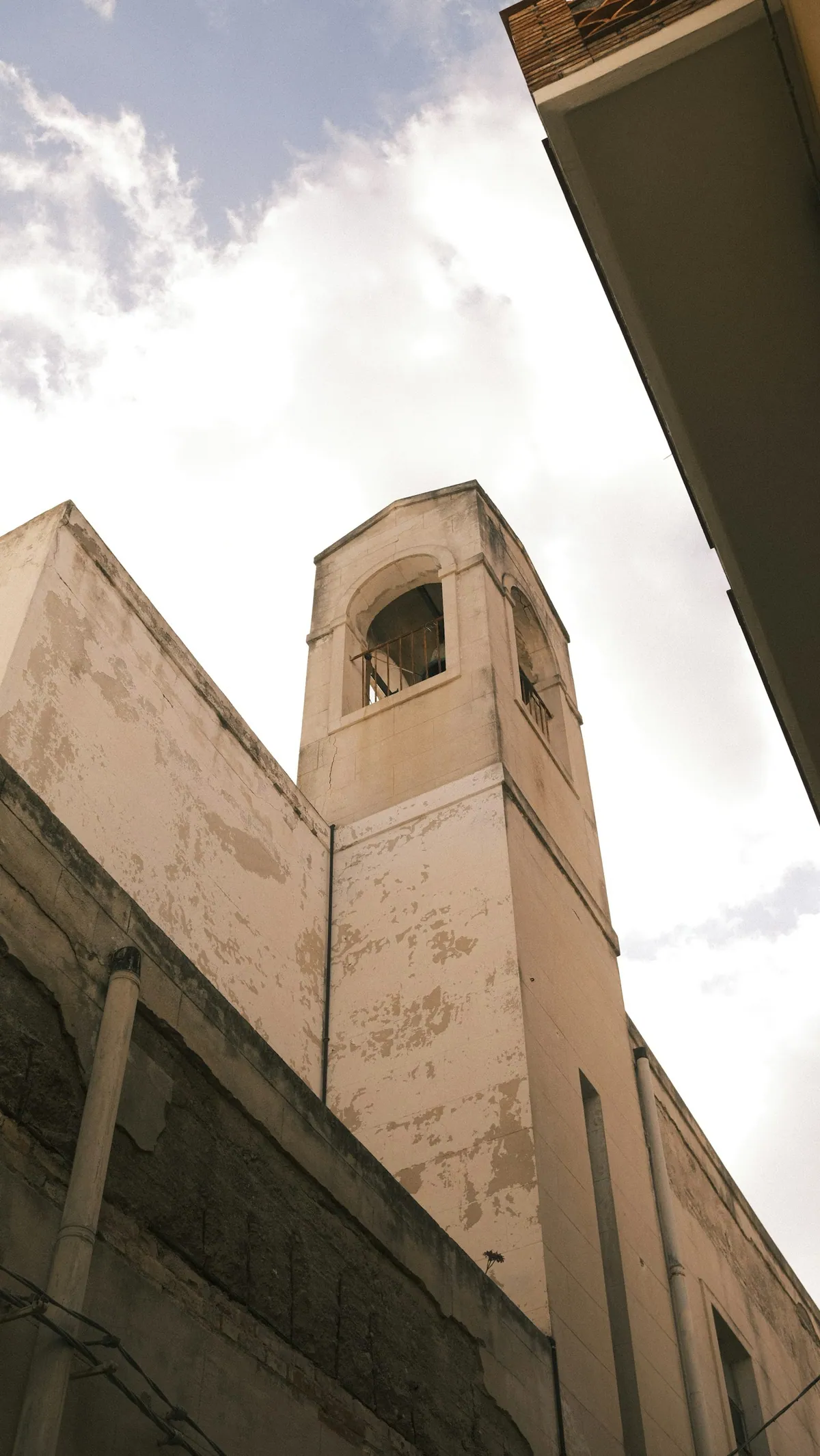 Hillside view of Taormina with traditional Sicilian architecture