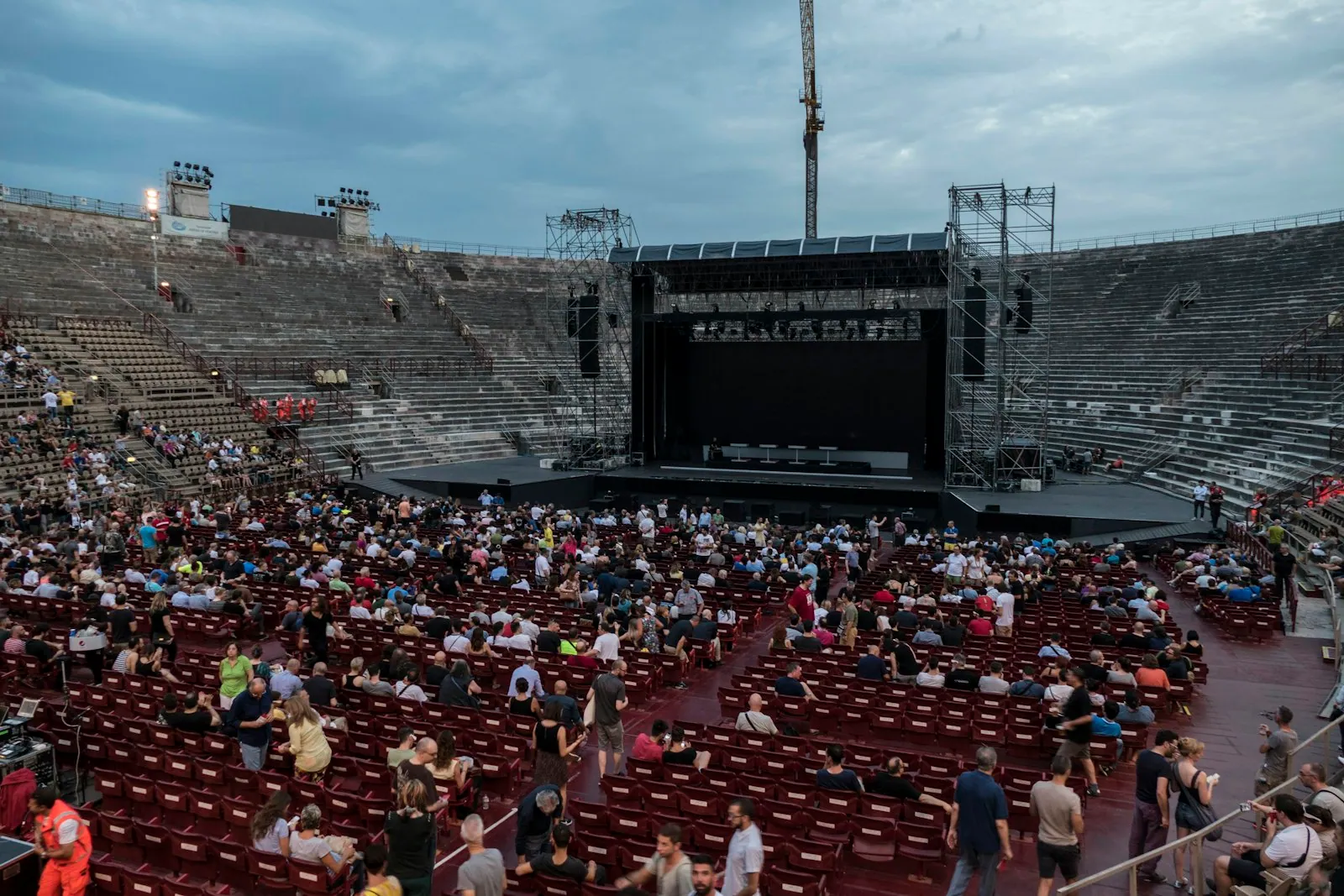 Roman Arena amphitheatre in Piazza Bra Verona