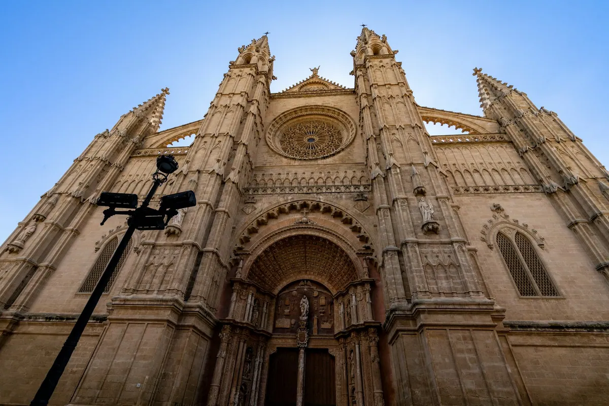 Palma de Mallorca cathedral against the sky