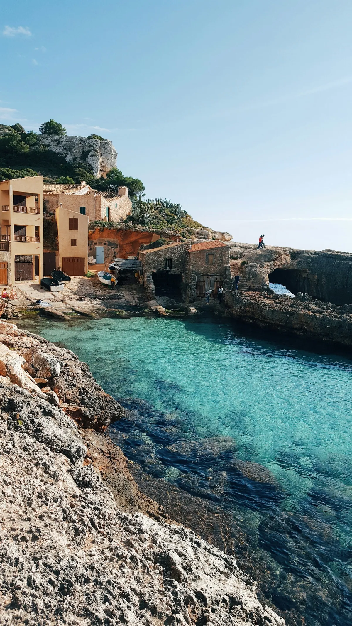 Cala S Almunia turquoise cove, Mallorca
