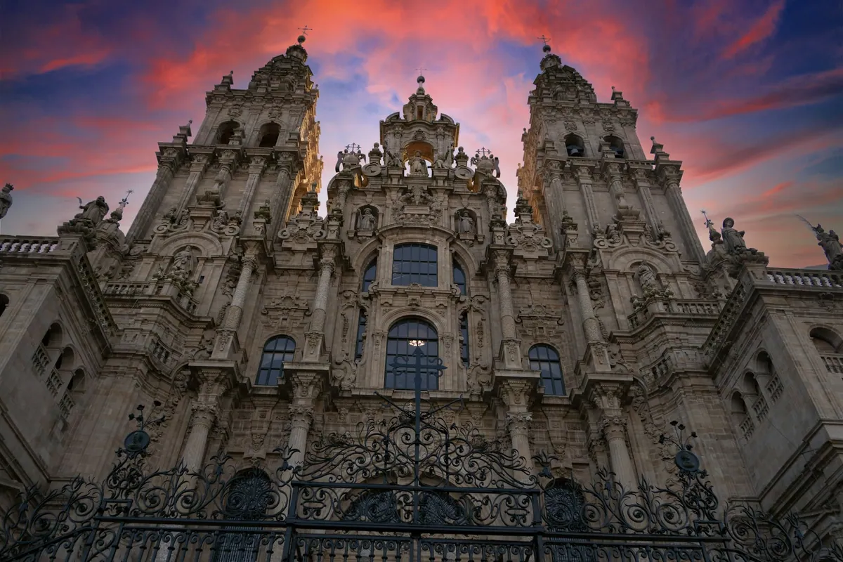 Porch of the Cathedral of Saint James, Santiago de Compostela